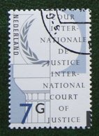 7 Gld Cour Court Internationale De Justice NVPH D58 D 58 1989-1994 1990 Gestempelt / Used NEDERLAND / NIEDERLANDE - Servizio