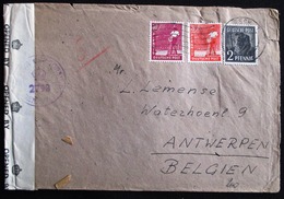 1946 OCCUPATION ALLEMAGNE - BRITISH CENSOR 2798  - COVER FROM LUBECK To ANTWERP - OCCUPATION STAMPS - Andere & Zonder Classificatie