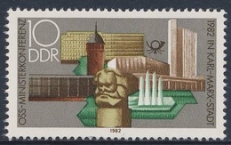 DDR Germany 1982 Mi 2732 ** Karl-Marx-Monument, Bauwerke In Chemnitz (Karl-Marx-Stadt) - OSS - Monumentos