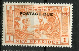 New Hebrides 1957 40c Postage Due Issue #J20 MNH - Nuevos