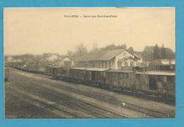 CPA - Chemin De Fer La Gare Des Marchandises THIVIERS 24 - Thiviers