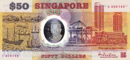 SINGAPORE  50 Dollars ND 1990 P-31 UNC "free Shipping Via Registered Air Mail" - Singapur