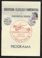 ESPAGNE PROGRAMA EXPOSICION FILATELICA FIGUERAS 1976 8 PAGES + COUVERTURE CARTONNEE - Otros & Sin Clasificación