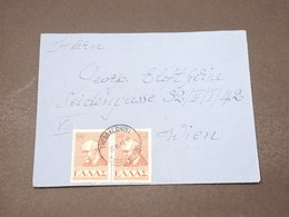 GRECE - Enveloppe De Thessalonique Pour Wien En 1946 - L 16660 - Cartas & Documentos