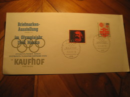 MEXICO 1968 Olympic Games Olympics Haufhof DORTMUND 1968 Cancel Cover GERMANY - Sommer 1968: Mexico