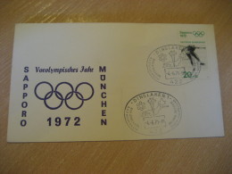 SAPPORO 1972 Winter Olympic Games Olympics DINSLAKEN 1971 Cancel Cover GERMANY Japan - Winter 1972: Sapporo