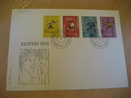 SAPPORO 1972 Winter Olympic Games Olympics Yvert 494/7 VADUZ 1971 FDC Cancel Cover LIECHTENSTEIN Japan - Winter 1972: Sapporo