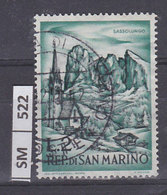 SAN MARINO   1962	Sport Alpinistici  L. 2 Usato - Oblitérés