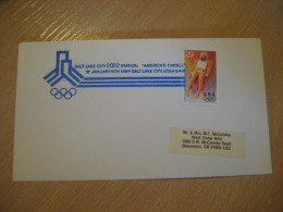 SALT LAKE CITY 2002 Winter Olympic Games Olympics 1994 Cancel Cover USA - Hiver 2002: Salt Lake City