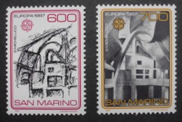 San Marino    Cept   Europa   Moderne Architektur    1987     ** - 1987