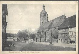 Sangerhausen Markt Mit Jacobi - Kirche Ak  1915 - Sangerhausen