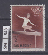 SAN MARINO  1964	Olimpiadi Di Tokio, L. 2 Usato - Oblitérés