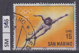 SAN MARINO  1964	Olimpiadi Di Tokio, L. 15 Usato - Gebruikt