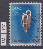SAN MARINO  1964	Olimpiadi Di Tokio, L. 120 Usato - Oblitérés