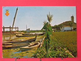 Delcampe - Espagne - Valencia - El Saler - Embarcadero - Scans Recto-verso - Valencia