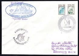 ANTARCTIC,MACQUARIE 1998, ! 2 Cachets +signature,look Scan !! 9.5-38 - Covers & Documents