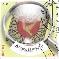 Czech Rep. / My Own Stamps (2018) 0781 (o): The World Of Philately - Rare Postage Stamps: Basel (1845) - Gebruikt