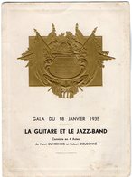 VP12.003 - MILITARIA - PARIS - Cercle National Des Armées De Terre De Mer Et De L' Air - Gala De 1935 - Documenti