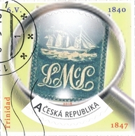 Czech Rep. / My Own Stamps (2018) 0784 (o): The World Of Philately - Rare Postage Stamps: Trinidad (1847) - Gebraucht