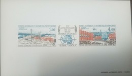 O) 1976 FRENCH SOUTHERN AND ANTARCTIC TERRITORIES, PROOF, SCIENTIFIC-DUMONT D'URVILLE BASE 1956, ADELE LAND ANTARCTIC BA - Non Dentelés, épreuves & Variétés