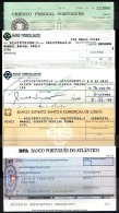 PORTUGAL, Cheques, F/VF - Ongebruikt