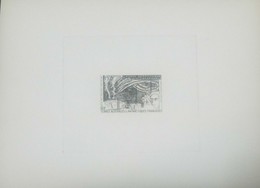O) 1957 FRENCH SOUTHERN AND ANTARCTIC TERRITORIES, PROOF ARTIST STAGE, POLAR OBSERVATION- INTERNATIONAL GEOPHYSICAL YEAR - Non Dentellati, Prove E Varietà