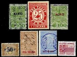 FINLAND, Spirits, Used, F/VF - Revenue Stamps