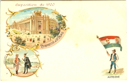 FRANCE Exposition De 1900 With Soldier Of Austria With The Grand Palais On The Exhibition - Zomer 1900: Parijs