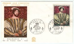 France // FDC // 1960-1969 // 1967 //  FDC  François 1er Yvert No. 1518 - 1960-1969