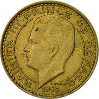 Monnaie, Monaco, Rainier III, 10 Francs, 1950, TTB, Aluminum-Bronze, KM:130 - 1949-1956 Francos Antiguos