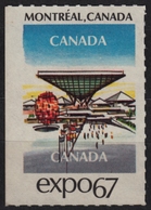 CANADA Building Hall Montreal Expo 1967 International Universal Exposition Cinderella Label Vignette - 1967 – Montreal (Kanada)