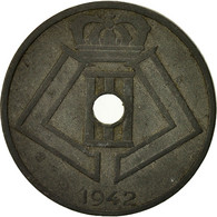 Monnaie, Belgique, 25 Centimes, 1942, TB, Zinc, KM:131 - 25 Centimes