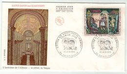 France // FDC // 1960-1969 // 1969 //  FDC  Eglise De Saint-Savin-sur-Gartempe   Yvert No. 1588 - 1960-1969