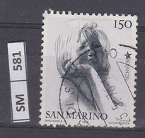 SAN MARINO  1976	Le Virtù Civili, L. 150 Usato - Gebraucht