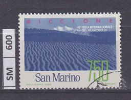 SAN MARINO  1988	Fiera Intern. Del Francobollo, L. 75,0 Usato - Gebruikt