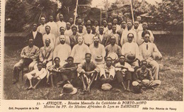 AFRIQUE - DAHOMEY - REUNION MENSUELLE DES CATECHISTES DE PORTO NOVO -  MISSIONS AFRICAINES DE LYON - - Dahomey