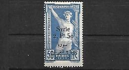 Syrie   Occupation  Française 1924 J .O  De  1924 Surchargé  Cat Yt N° 125  N*  MLH - Unused Stamps