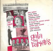 2 EP 45 RPM (7")  Artistes Divers "  Gala Des Variétés  " - Compilations