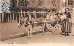 Thème:  Métier. Lait.Laiterie. Vichy 03   Une Laitière Et Son âne     (voir Scan) - Andere & Zonder Classificatie