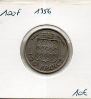 Monaco. 100 Francs. 1956 - 1949-1956 Anciens Francs