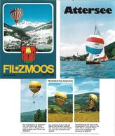 1559n: 3 AKs Mit Ballonmotiv, Z.b. Attersee, Alle Mit Ballonpost Befördert 1973- 1981 - Attersee-Orte