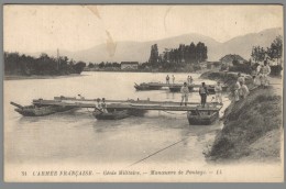 CPA - L'Armée Française - Génie Militaire - Manoeuvre De Pontage - Manoeuvres