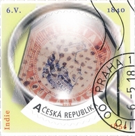 Czech Rep. / My Own Stamps (2018) 0791 (o): The World Of Philately - Postage Stamps Printing Errors: India (1854) - Usati