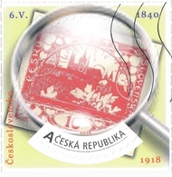 Czech Rep. / My Own Stamps (2018) 0796 (o): The World Of Philately - Postage Stamps Of Czechoslovakia (1918) "Hradcany" - Used Stamps