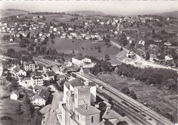 SUISSE,HELVETIA,SWISS,SWITZERLAND,SVIZZERA,SCHWEIZ ,VAUD,COSSONAY,MORGES,CARTE PHOTO AERIENNE PERROCHET - Cossonay