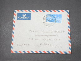 INDE - Enveloppe Du Consulat De France à Calcutta Pour Paris En 1954 - L 16780 - Lettres & Documents