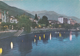 SUISSE,SWITZERLAND,SWISS, HELVETIA,SCHWEIZ,SVIZZERA ,TESSIN,LOCARNO EN 1950,LAC MAJEUR,LAGO MAGGIORE,LA NUIT - Locarno