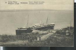 C.  Du Dr. Stibbe 1986  : N° 42. Vue: 30 : Shinkakasa; Steamer Chargeant Des Galets Obl. Matadi  1922 - Interi Postali