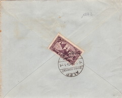 18772# LETTRE RECOMMANDEE Obl ALEP KAHNGOMROK 1928 Pour ALEXANDRETTE - Storia Postale