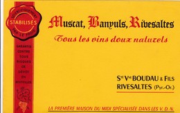 MUSCAT BANYULS RIVESALTES / BOUDAU ET FILS - Licores & Cervezas